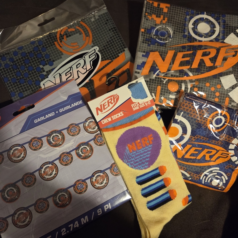 Nerf Paty Pack NWT